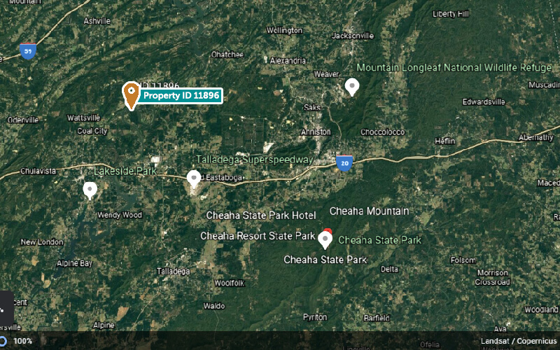 RV Living on the Coosa River 0.94 Acres with No Zoning and No Restrictions Land Elevated