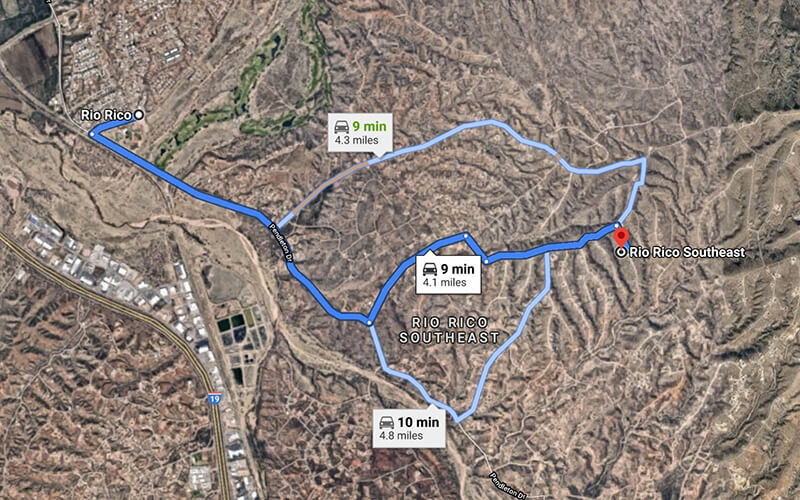 Rio Rico with Seasonal Stream Access 1.19 Acres in Santa Cruz County