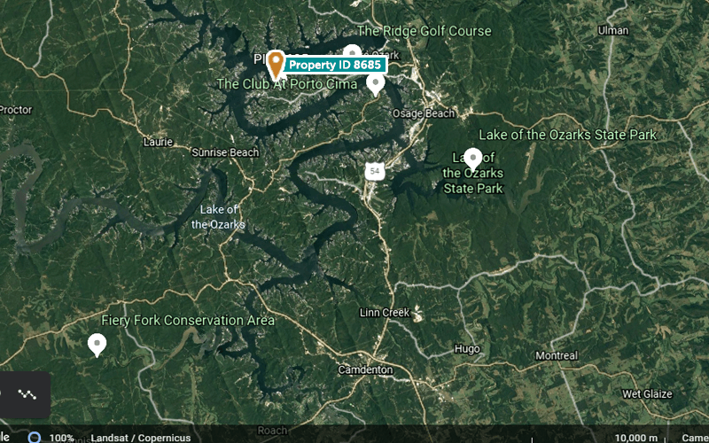 Cove Property on Lake of the Ozarks 0.24 Acres in Camden