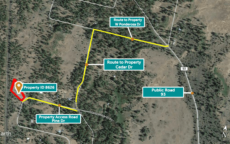 Modoc County Property with Electric 1.62 Acres in Big Valley