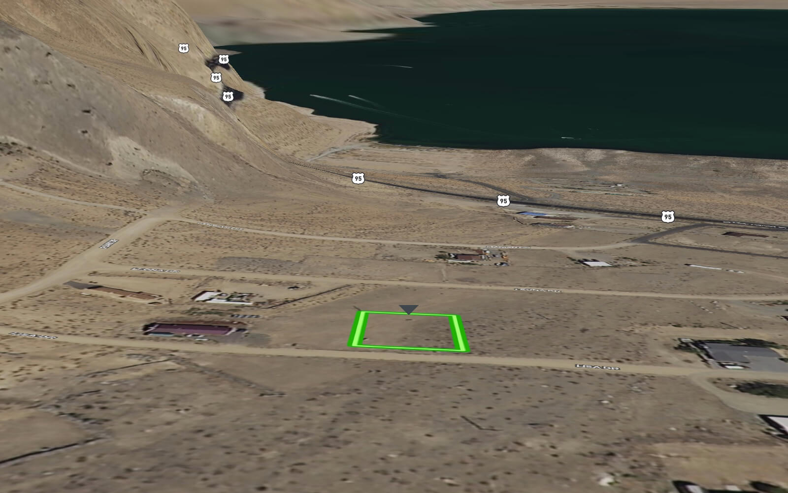 Mobile Home Ready on Walker Lake 0.26 Acres on Walker Lake, Nevada