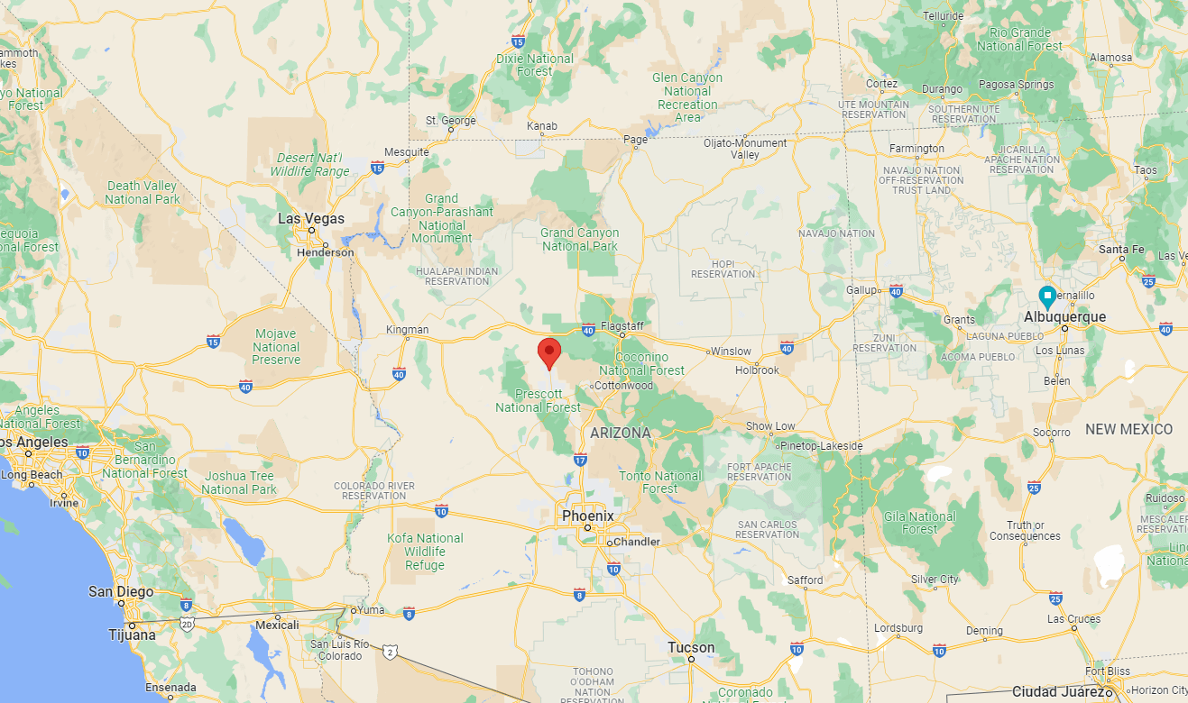 Yavapai County Property with Electric Available 0.16 Acres in Paulden