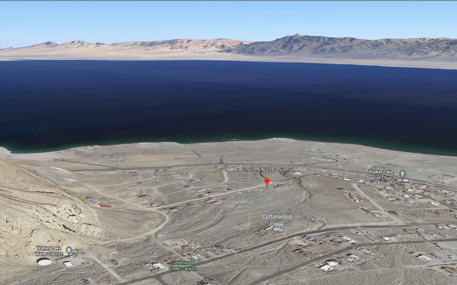 to Walker Lake 0.25 Acres in Mineral County, Nevada Land