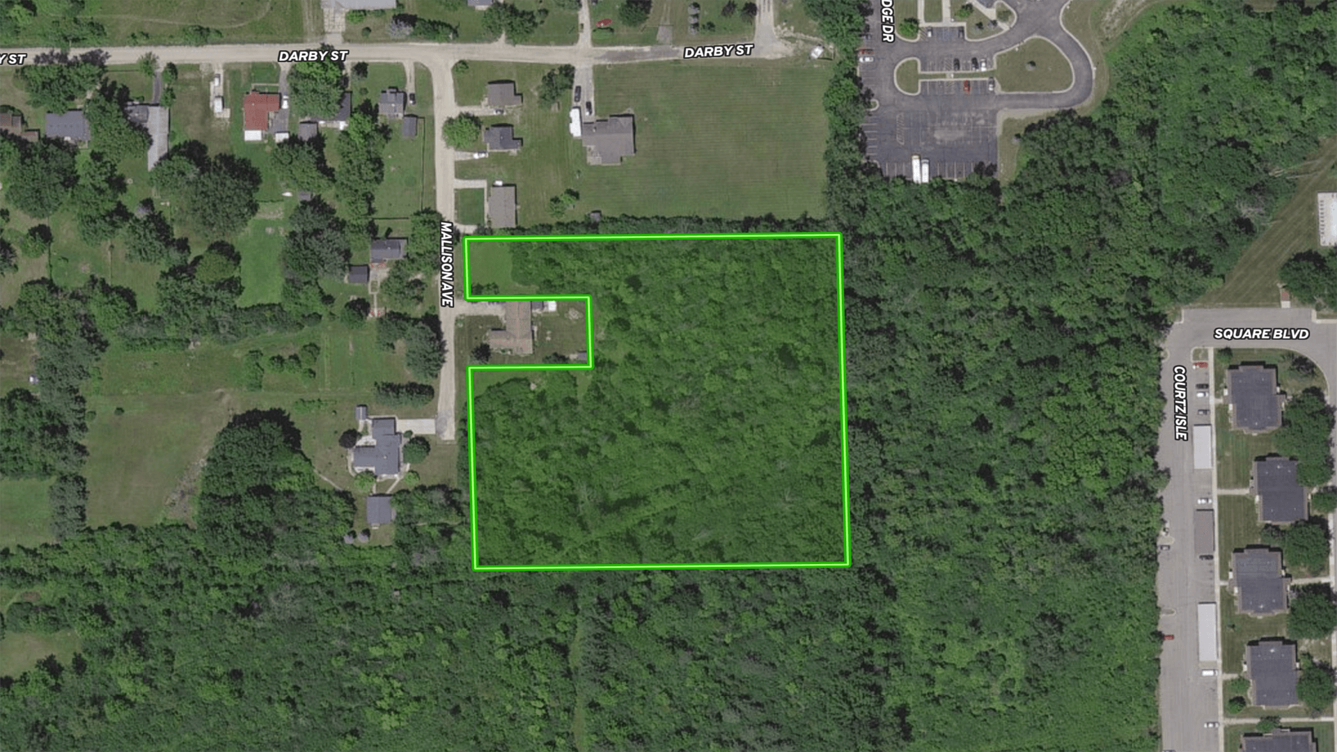 Large, Wooded Parcel Creates Unique Opportunity 3.74 Acres in Flint