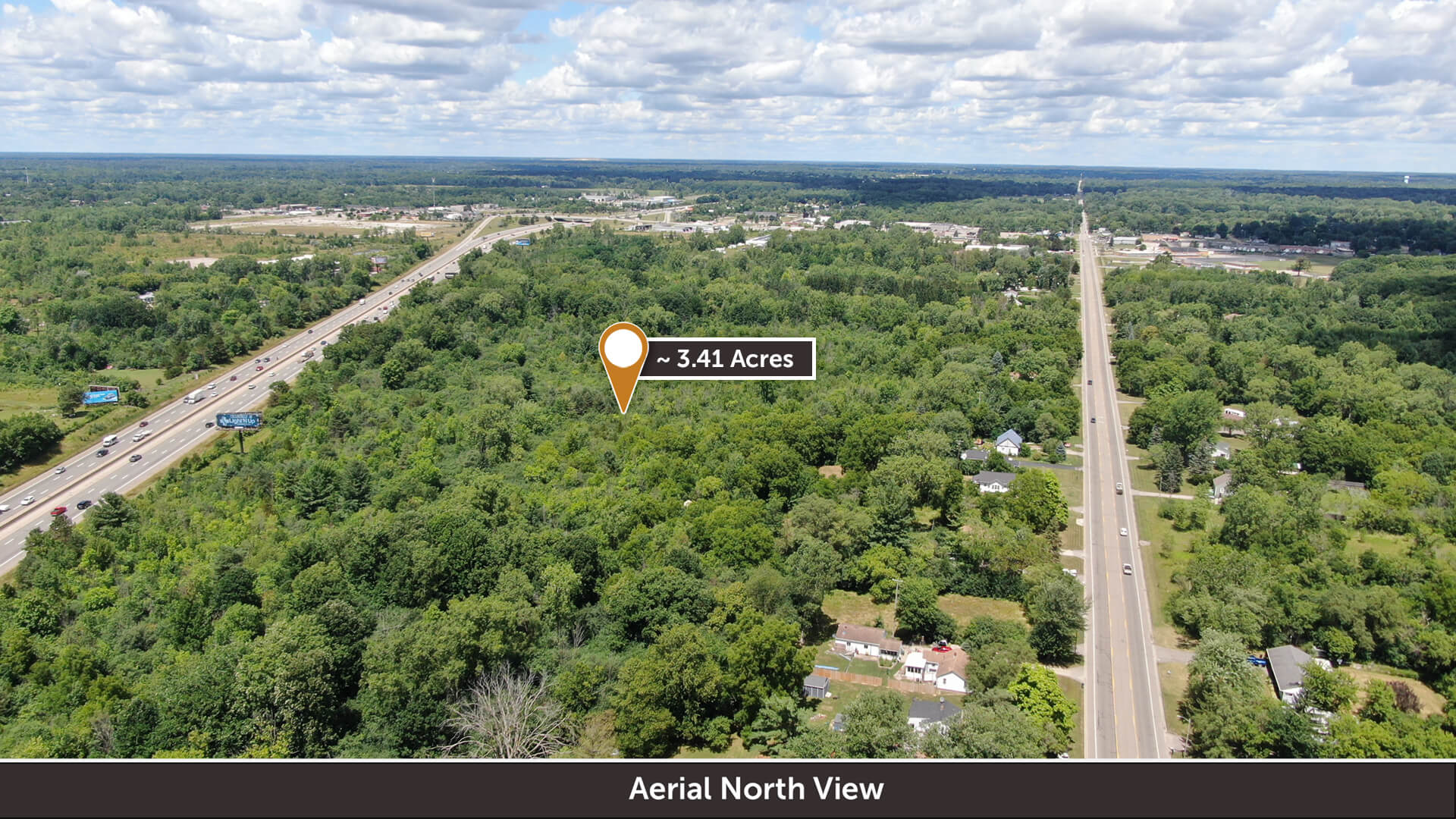 Huge, treed parcel on N Jennings Rd 3.41 Acres in Flint, Michigan