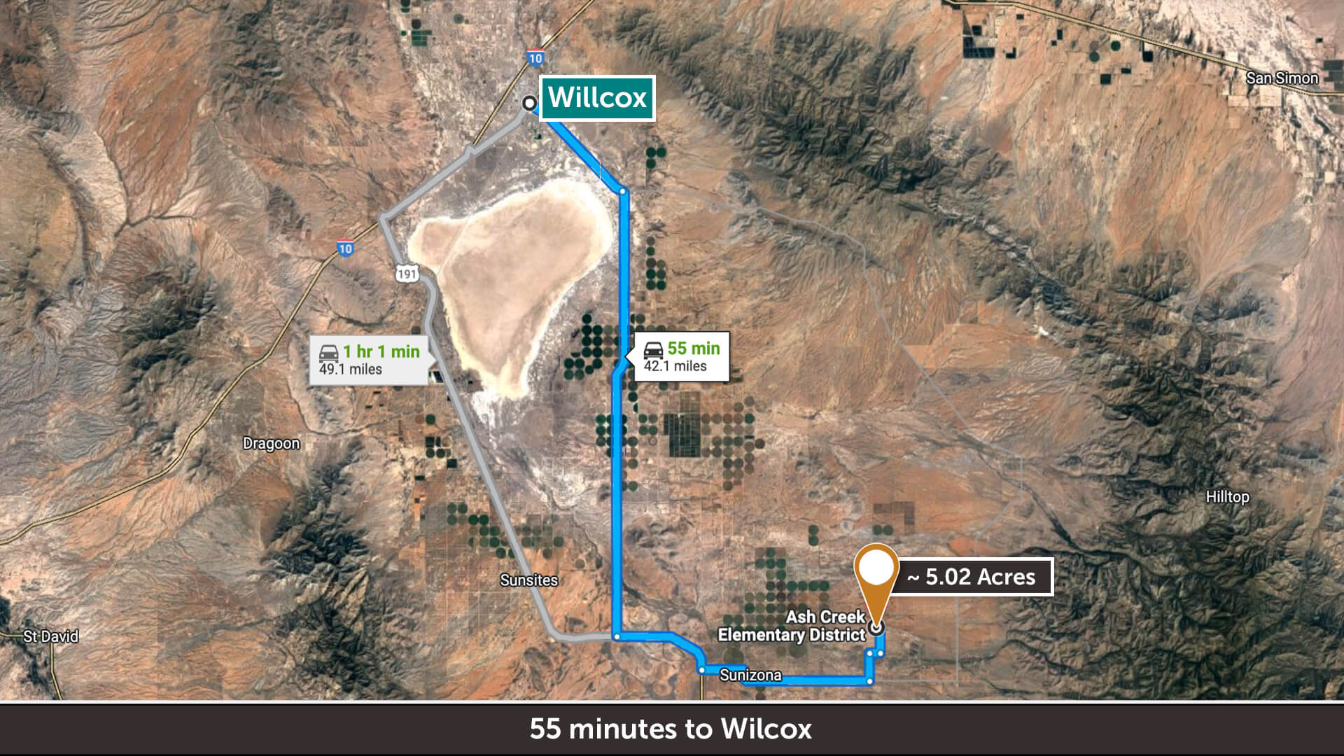 Rural Living with Tiny Homes Allowed 5.02 Acres in Pearce, Arizona