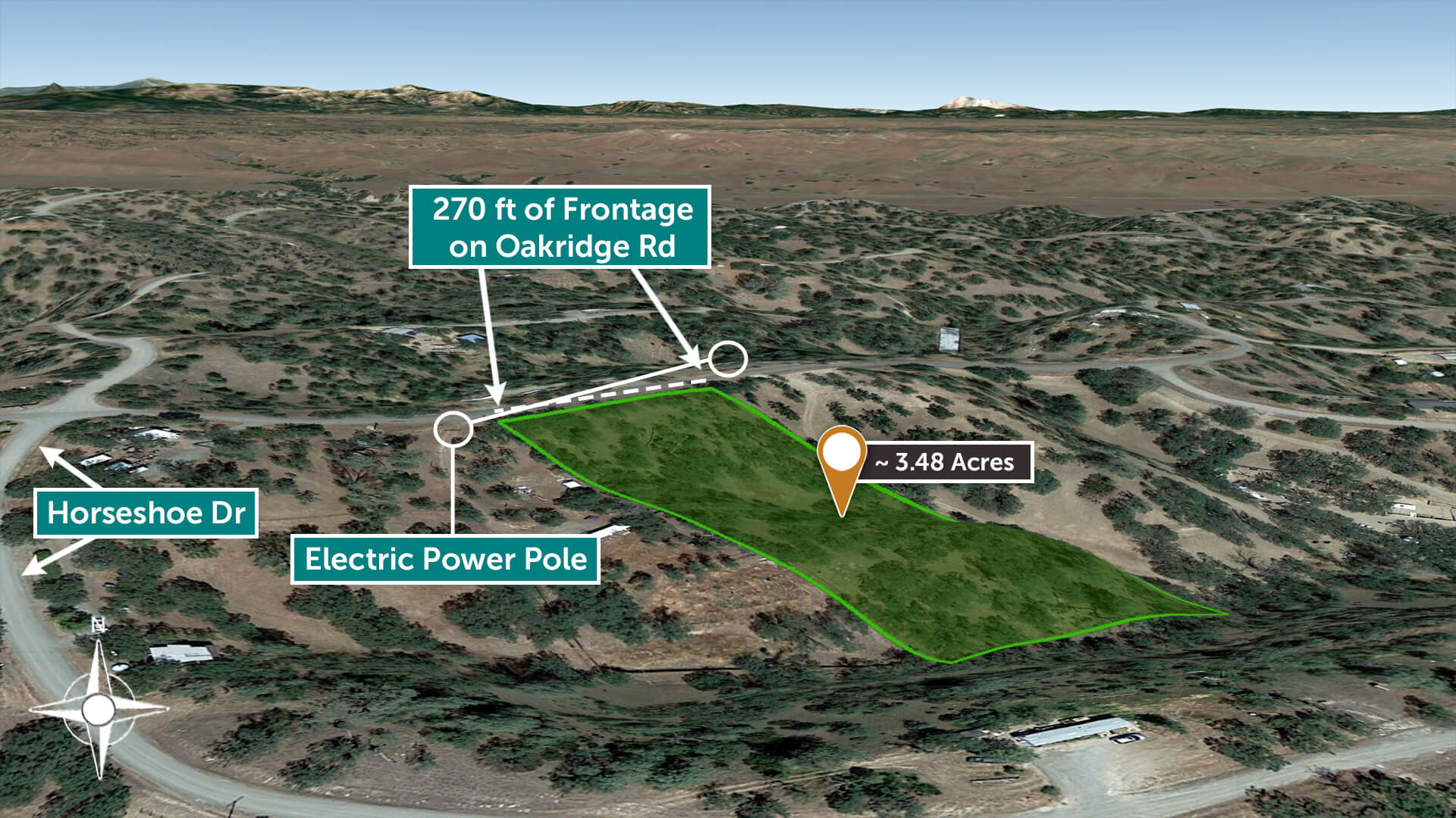 Our Largest Property in Rancho Tehama with Seasonal Creek Access 3.48