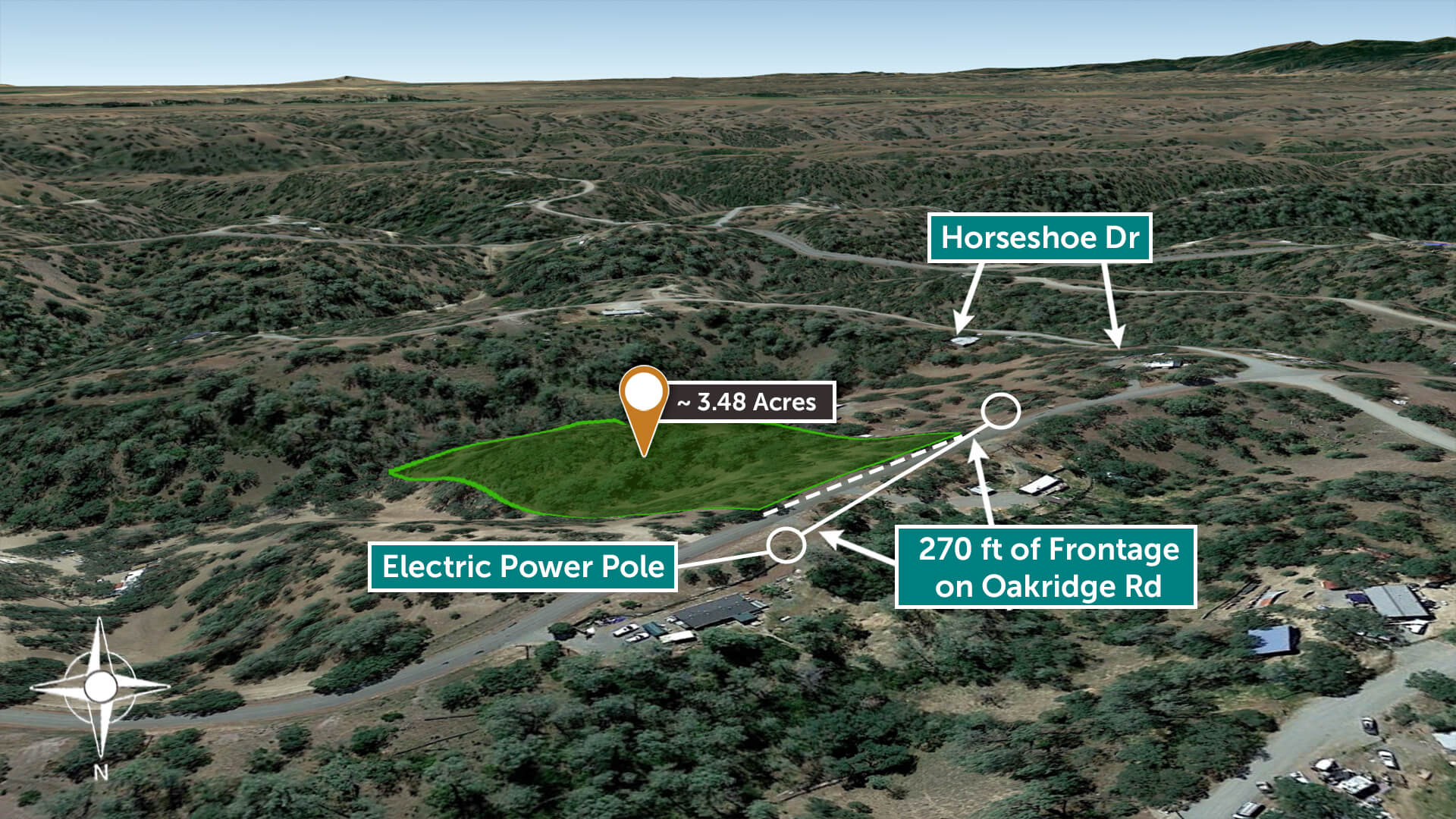 Our Largest Property in Rancho Tehama with Seasonal Creek Access 3.48