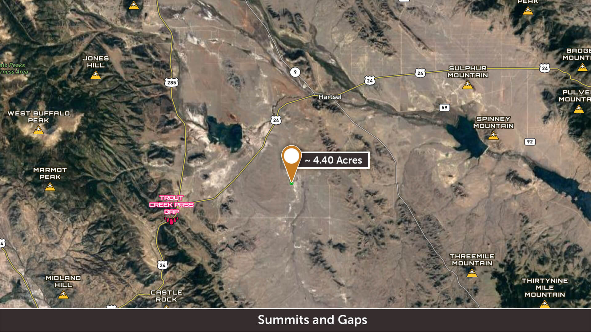 Unrestricted Views of the Valley & Surrounding Mountains 4.4 Acres in