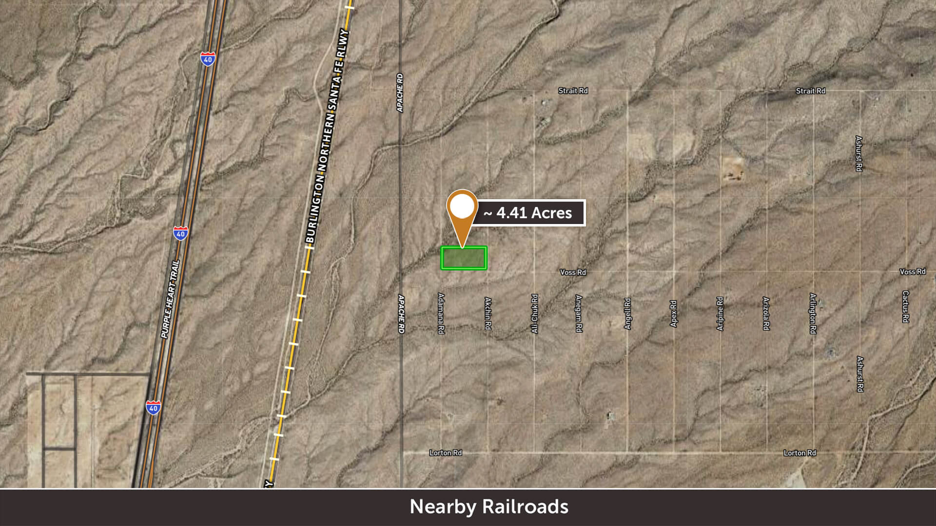 Our Largest Property for RV Living 4.41 Acres in Yucca, Arizona