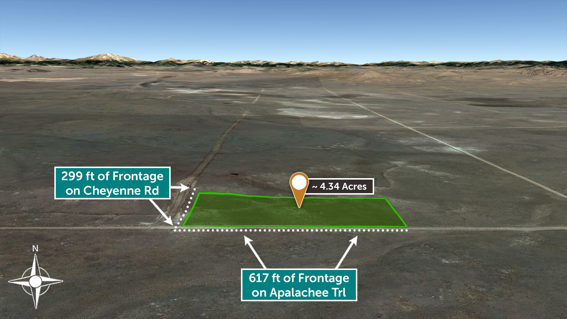 4.34 Acre Corner Lot with Views for Miles in Beautiful Park County