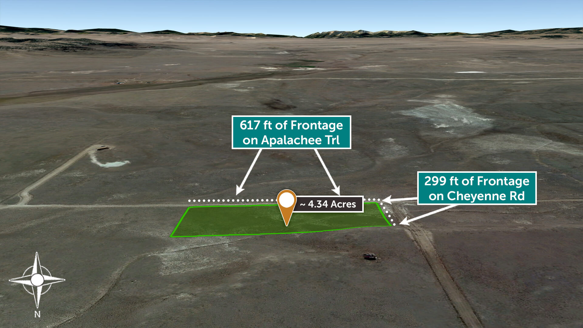 4.34 Acre Corner Lot with Views for Miles in Beautiful Park County