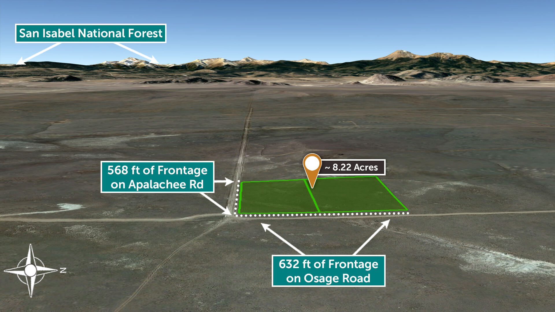 Huge 8acre Lot With 360 Views in Hartsel, CO Land Elevated