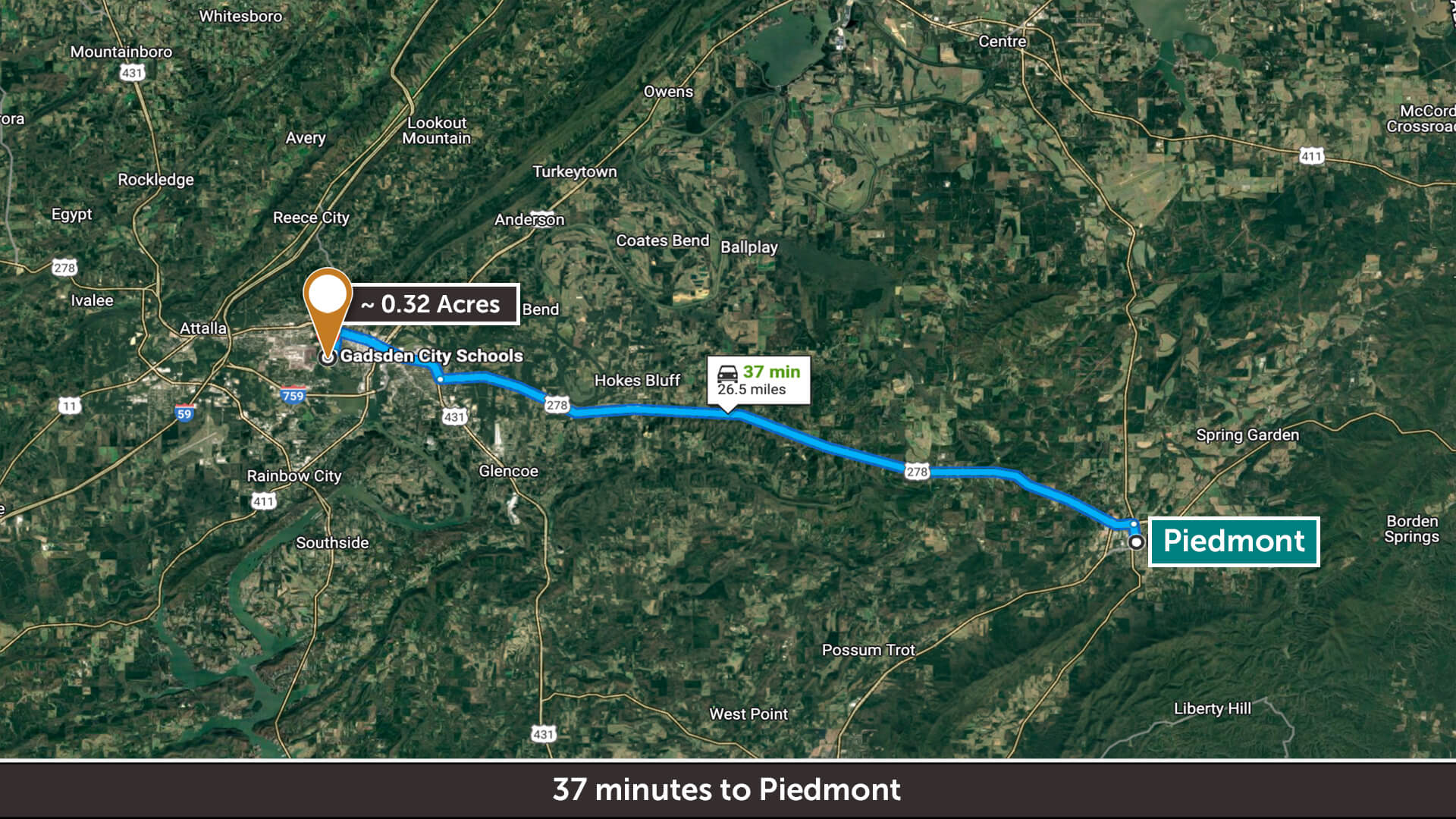 Large City Lot Offers All the Benefits of Country Living 0.32 Acres