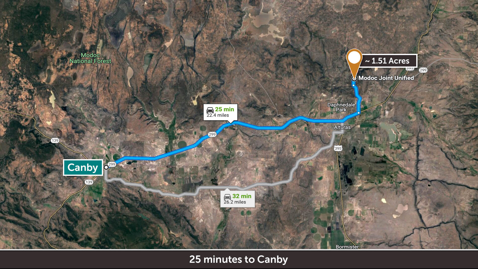 Camping Land in Modoc County 1.51 Acres Surrounded by Rivers