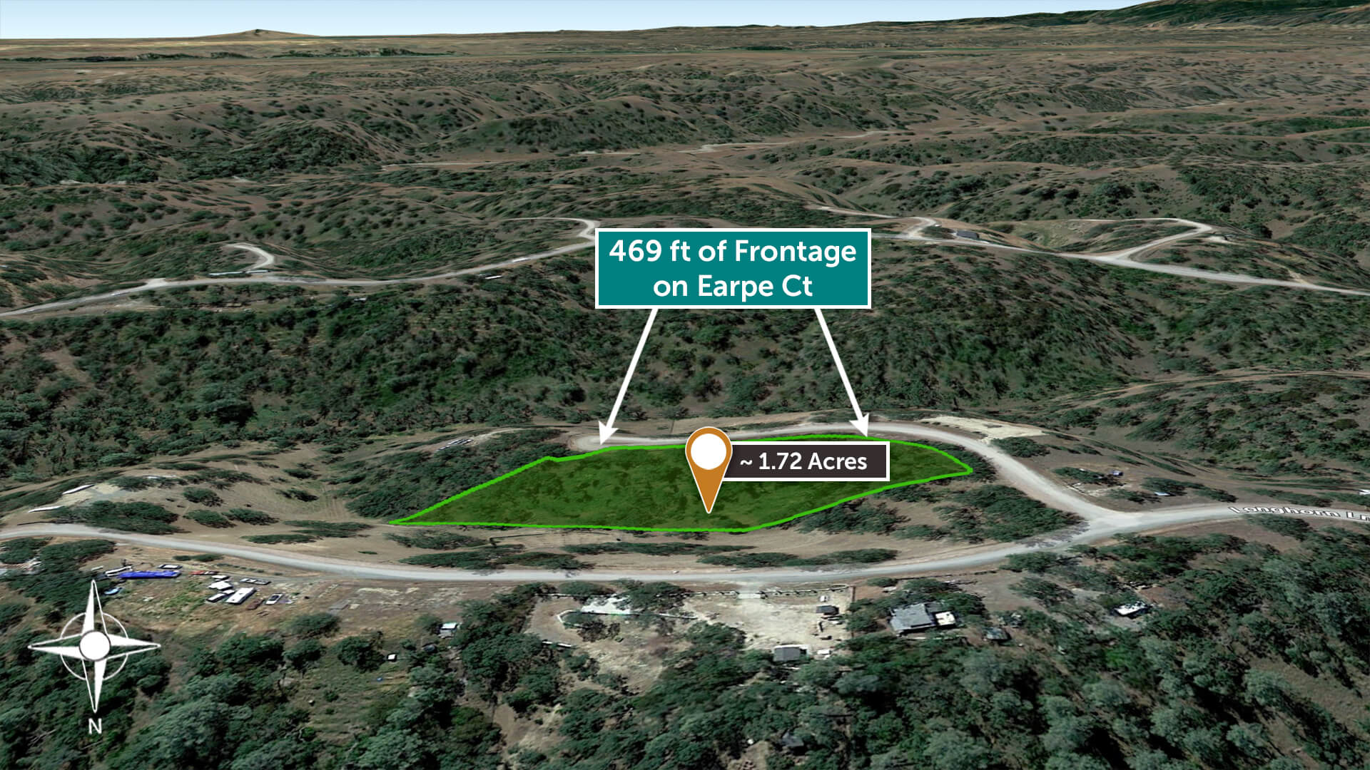 Our Largest Rancho Tehama Property 1.72 Acres in Corning, California