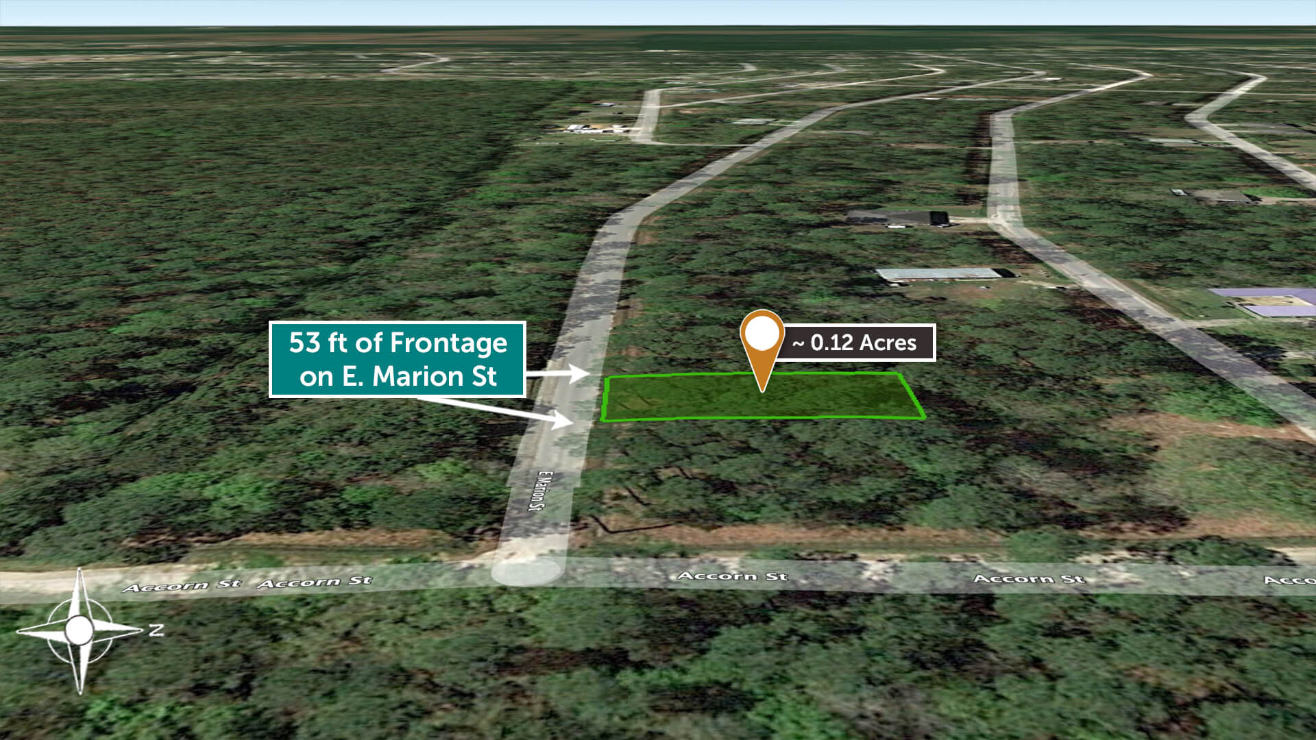 Bayside Park Lot with Public Water & Sewer Lines 0.12 Acres in