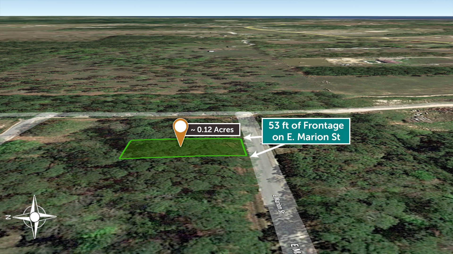 Bayside Park Lot with Public Water & Sewer Lines 0.12 Acres in