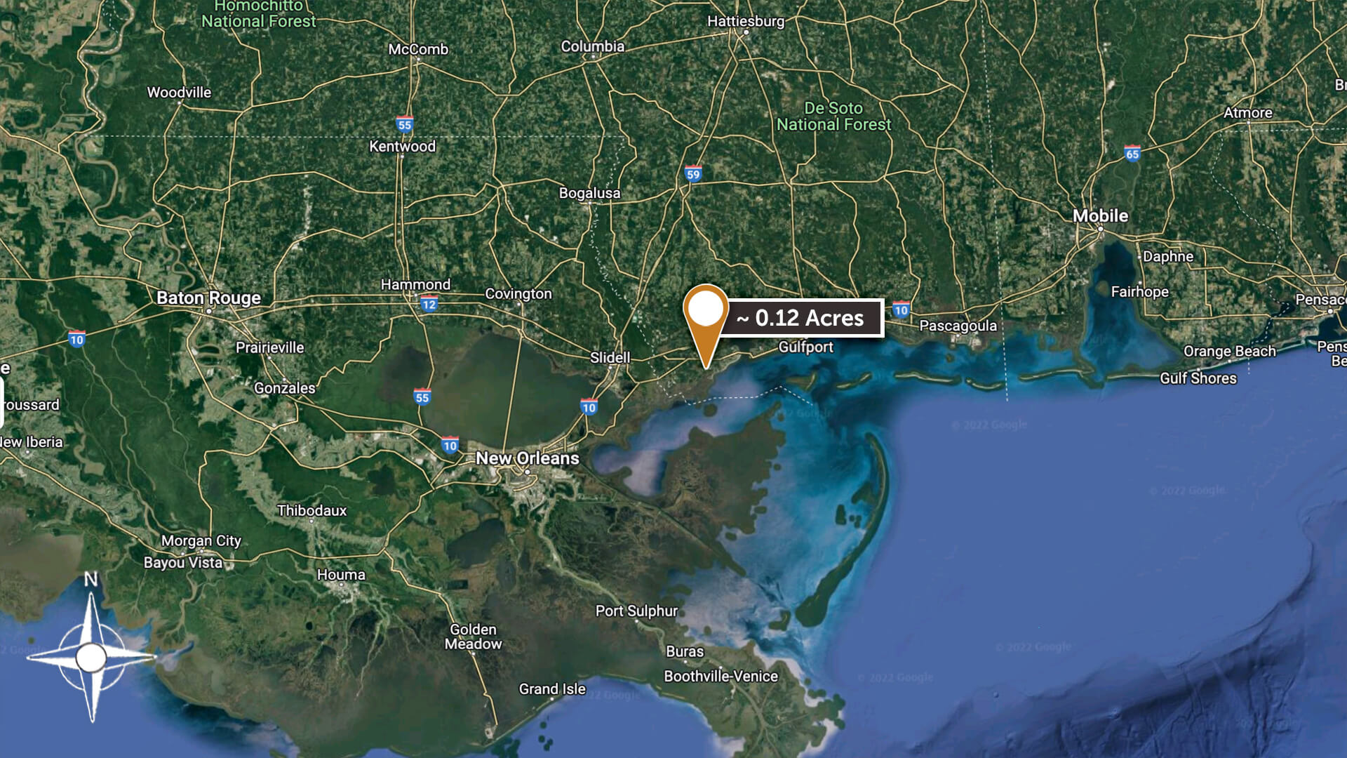 Bayside Park Lot with Public Water & Sewer Lines 0.12 Acres in