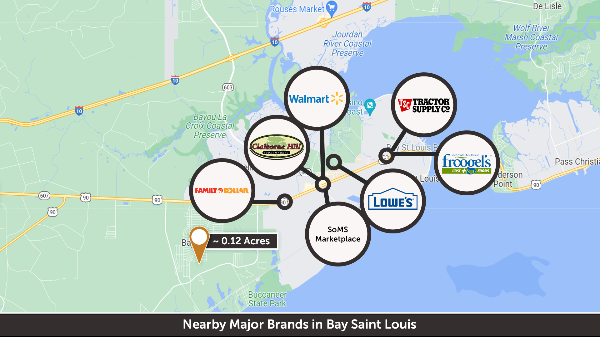 Bayside Park Lot with Public Water & Sewer Lines 0.12 Acres in