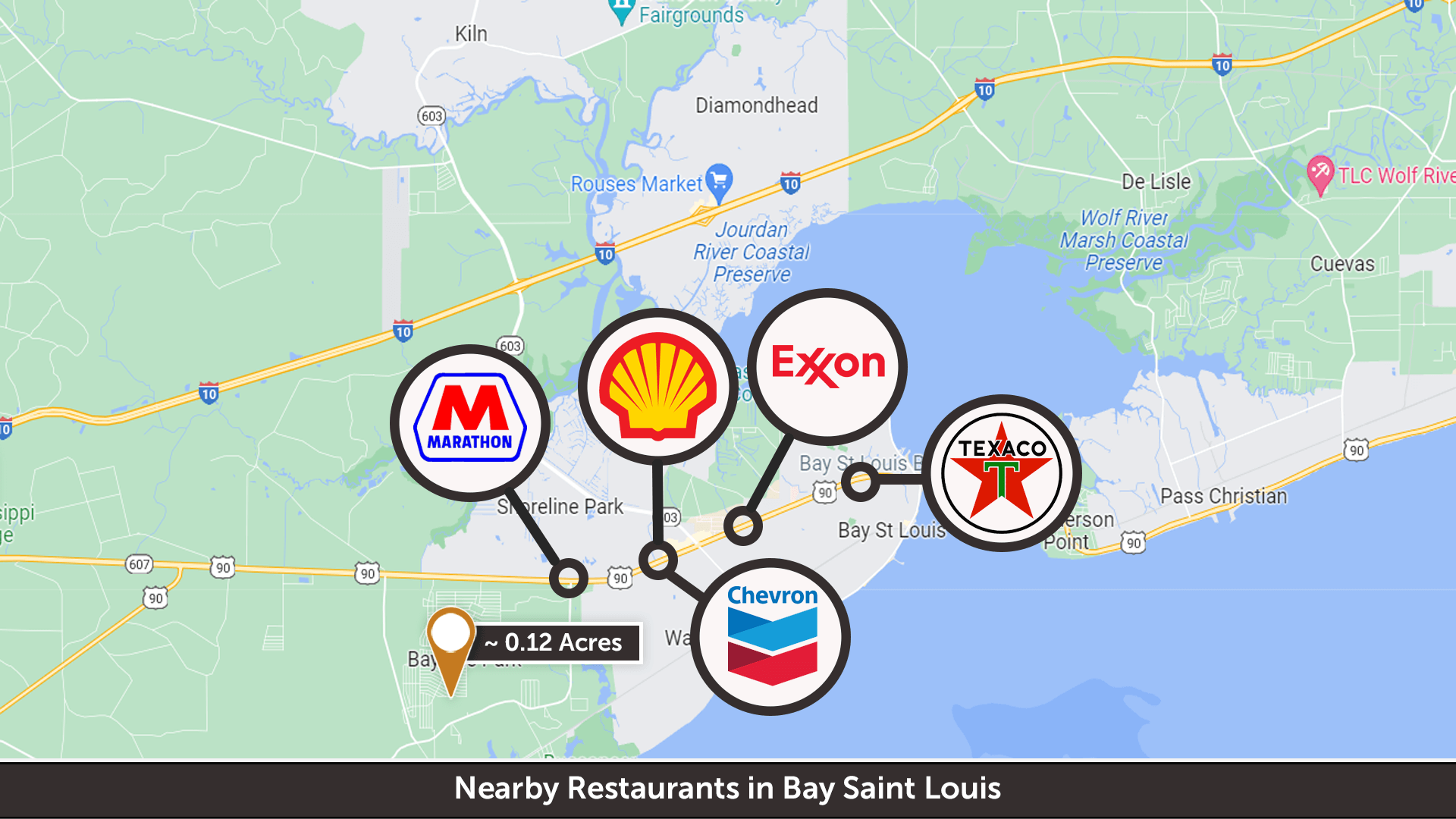 Bayside Park Lot with Public Water & Sewer Lines 0.12 Acres in